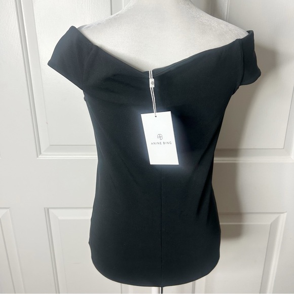 ANINE BING: Sara Off the Shoulder Top (small) - Picture 5 of 8